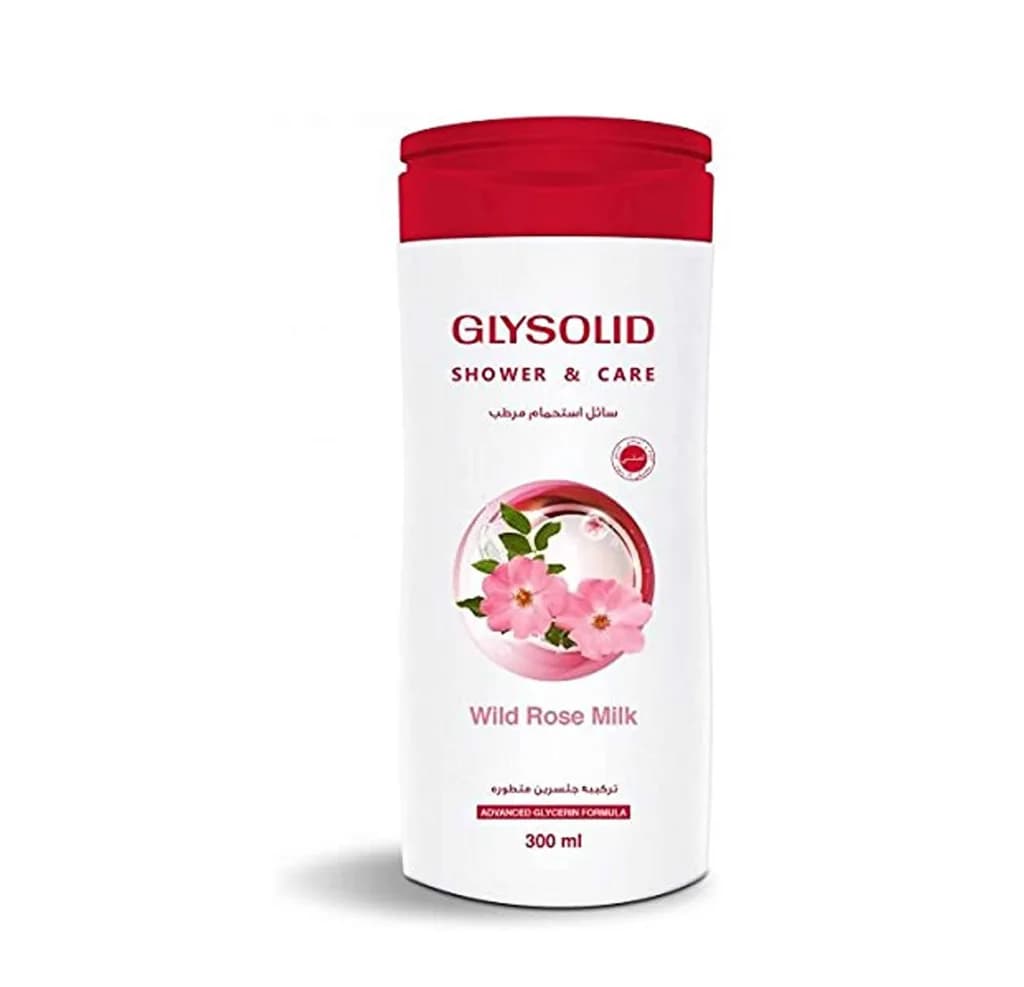 GLYSOLID WILD ROSE MILK SH.CR.300ML