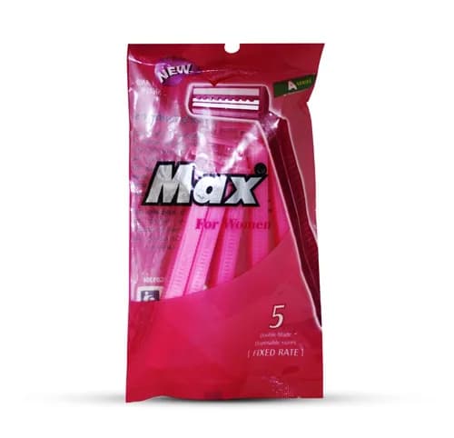 Max Disposable Razor for Women 5Pcs