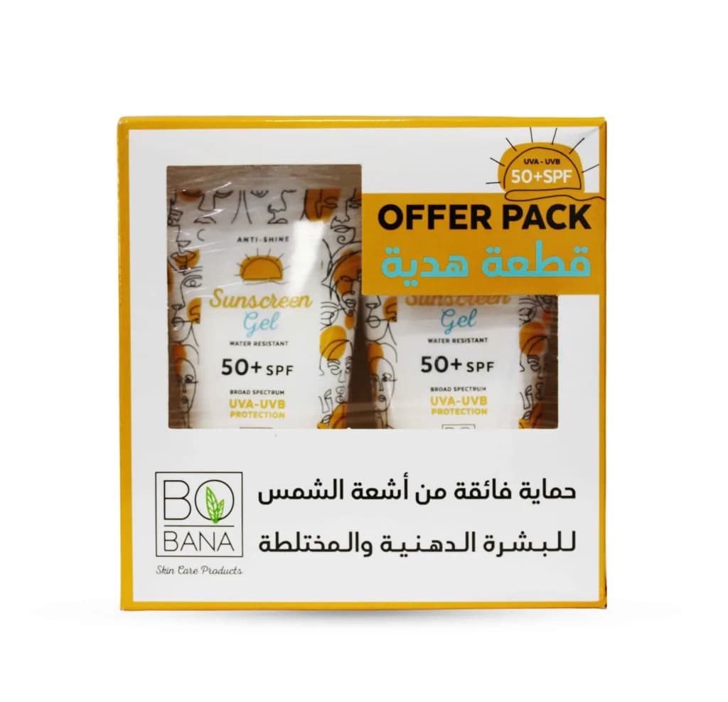 BOBANA SUNSCREEN GEL SPF50+ 150ML (1+1)