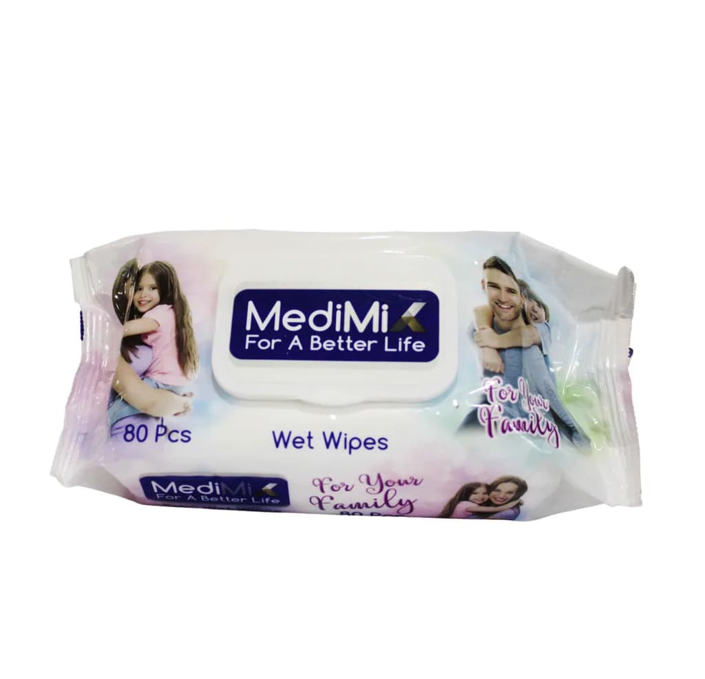 Medimix Family Wet Wipes 80Pcs