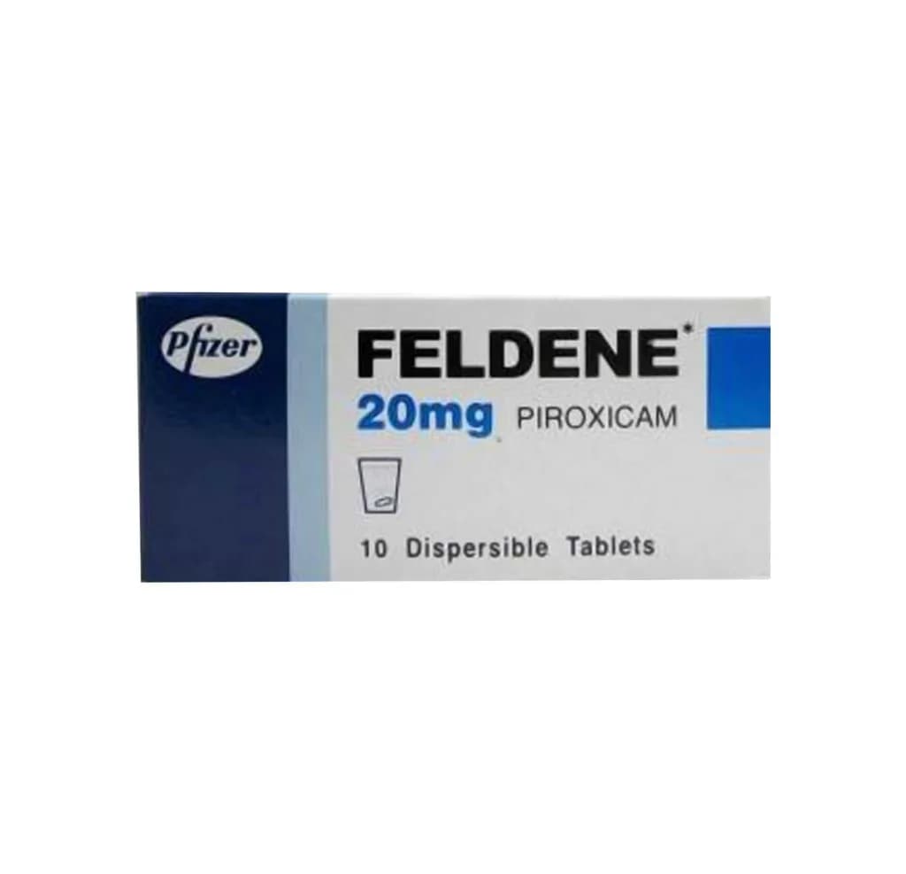 Feldene 20Mg 10 Dispersible Tablets
