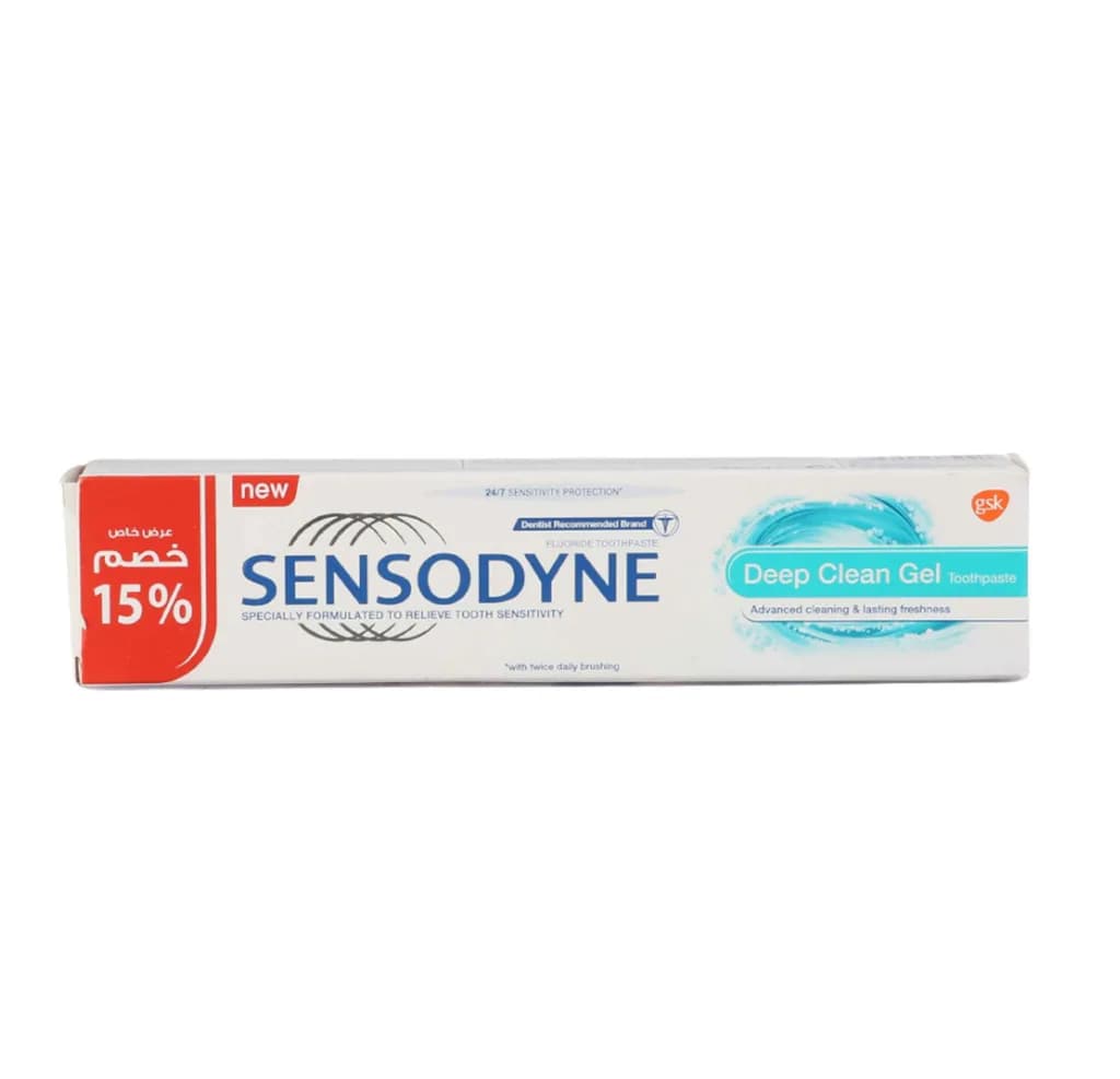 SENSODYNE T.PASTE DEEP CLEAN GEL100M-15%
