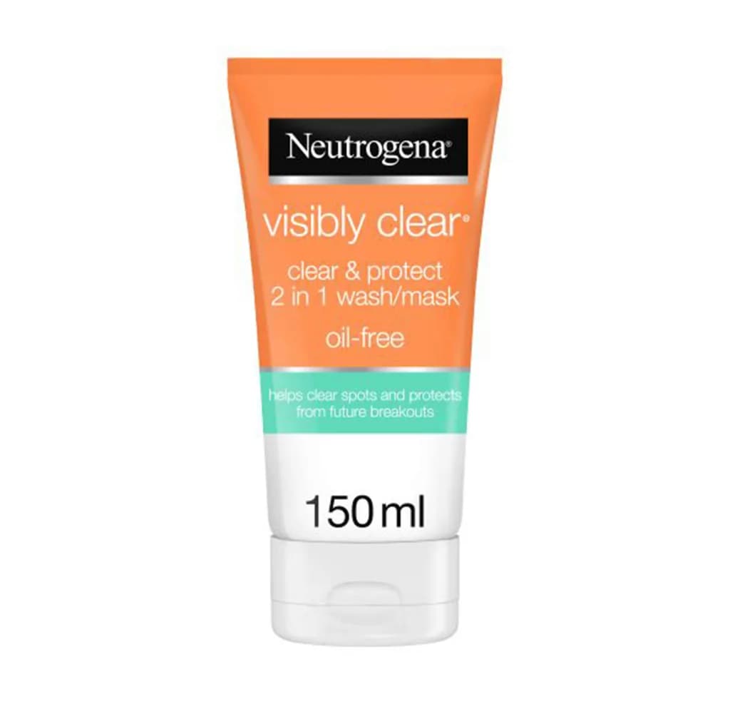 Neutrogena Visibly Clear 2In1 Wash Mask 150Ml