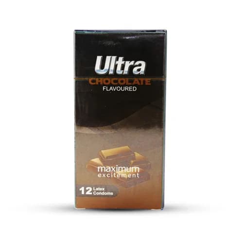 Ultra Condoms Chocolate Flavoured 12Pcs