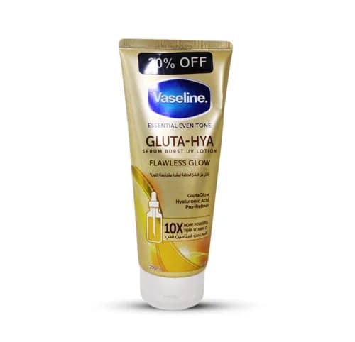 Vaseline Gluta-Hya Flawless Glow Serum Burst UV Lotion 200ml - 20% Offer
