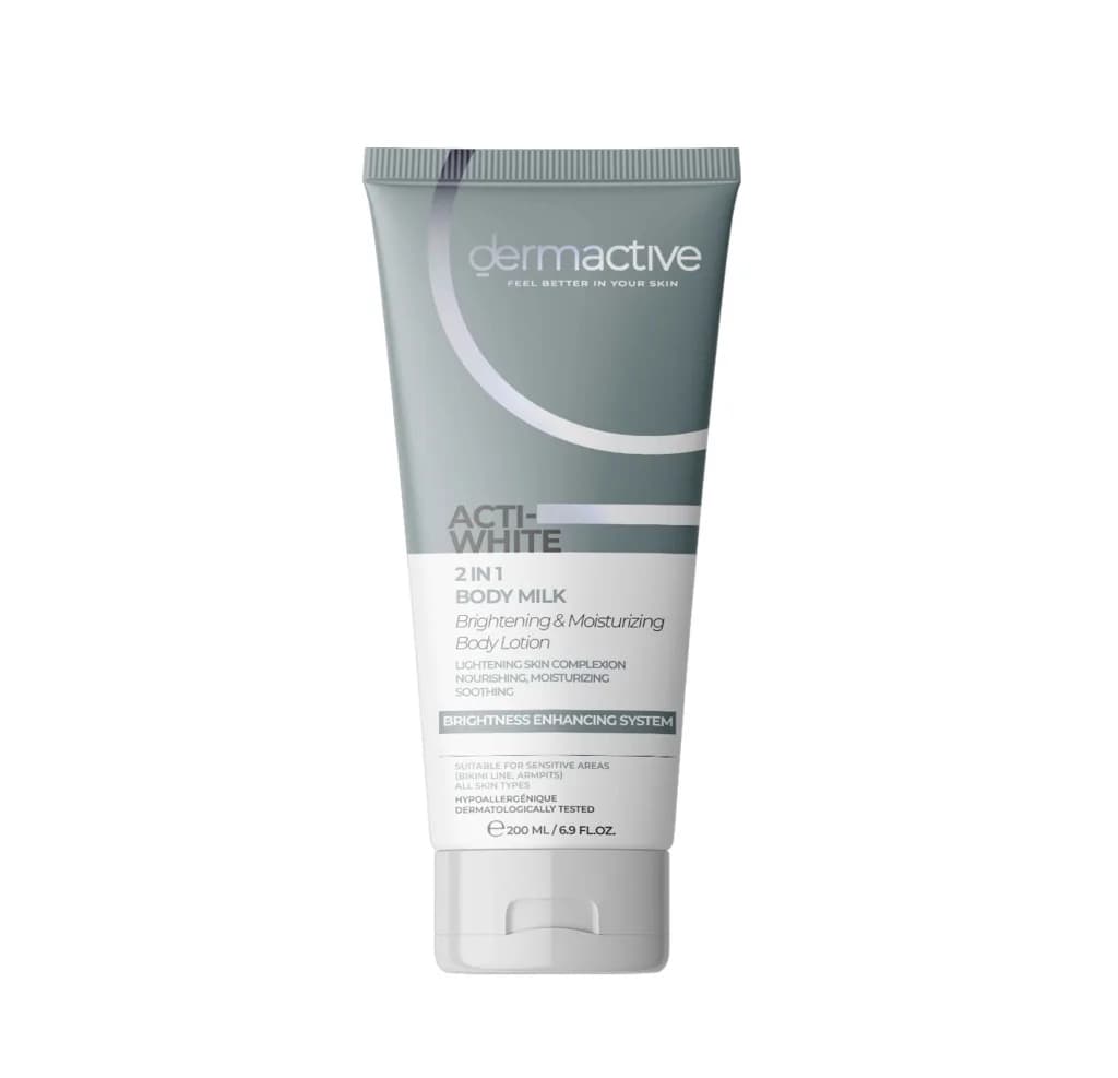 Dermactive Acti-White 2N1 Body Milk 200M