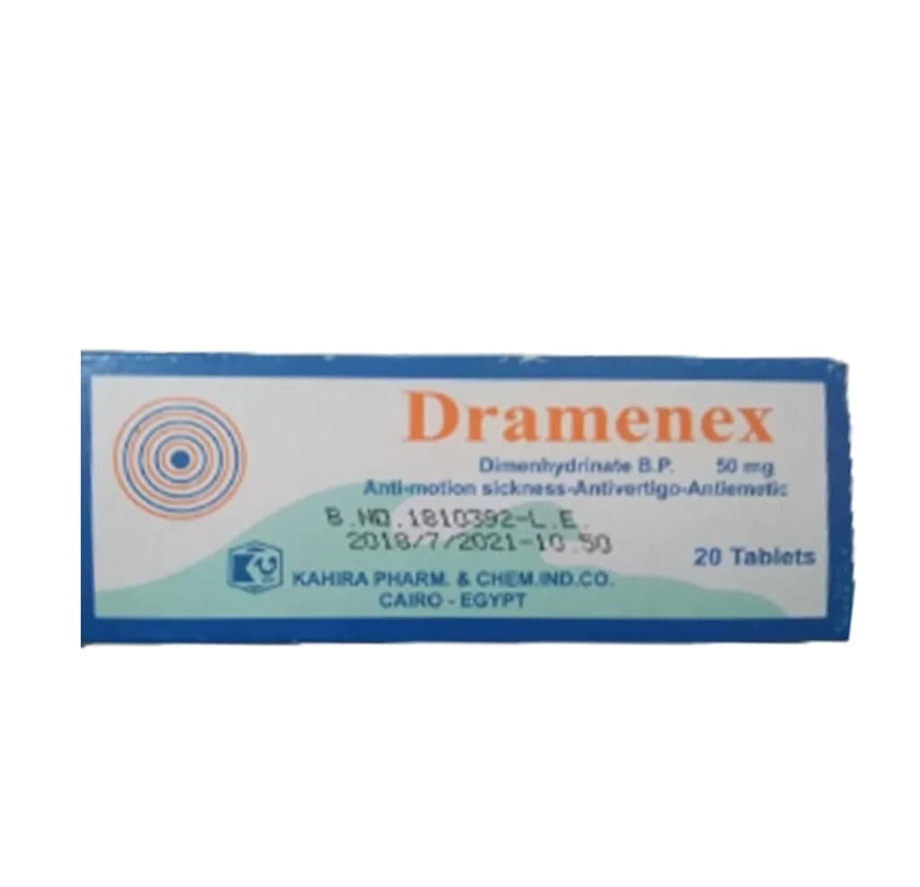 Dramenex 50Mg 20 Tablets