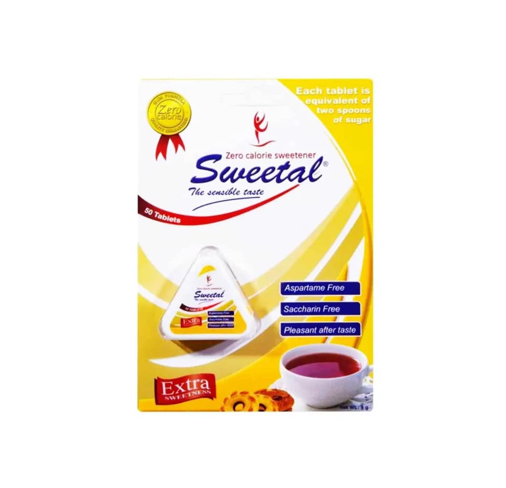 Sweetal Zero Calorie Sweetener 50/Tablets