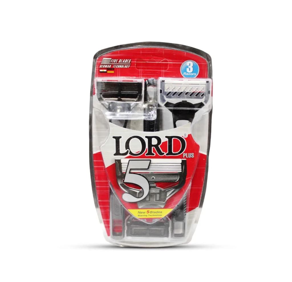 Lord Plus 5 Blades Disposable Razors 5Pcs - L5198