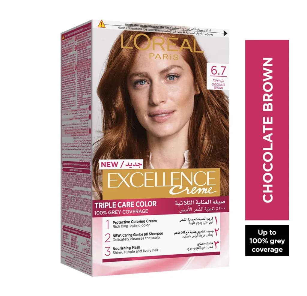 L'oreal Excellence Creme Hair Color - 6.7 Chocolate Brown