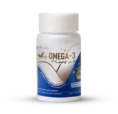 Vee Omega-3 Dietary Supplement 30 Hard Gelatin Capsules