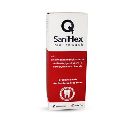 Q SaniHex Mouth Wash 120ml