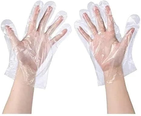 Gloves Disposable Plastic Unisize 100P