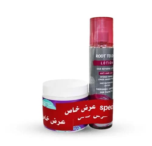 Root To End Anti Hair Loss Lotion 250ml + Root To End Leave In Conditioner 400ml