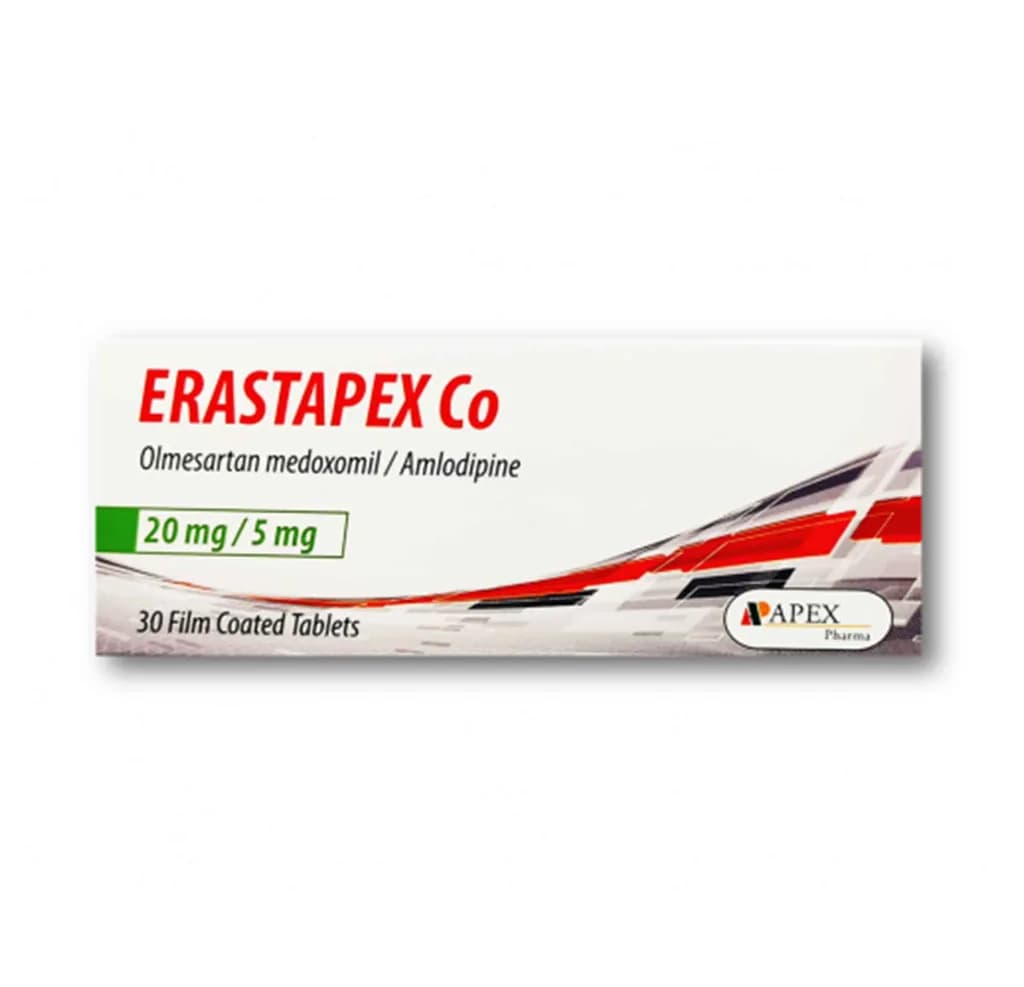 Erastapex Co 20/5Mg 30 Tablets