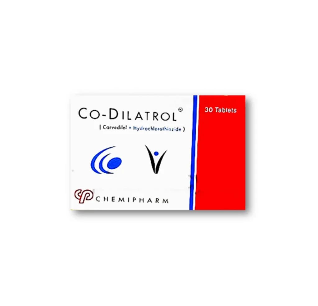 Co Dilatrol 25/12.5Mg 30 Tablets