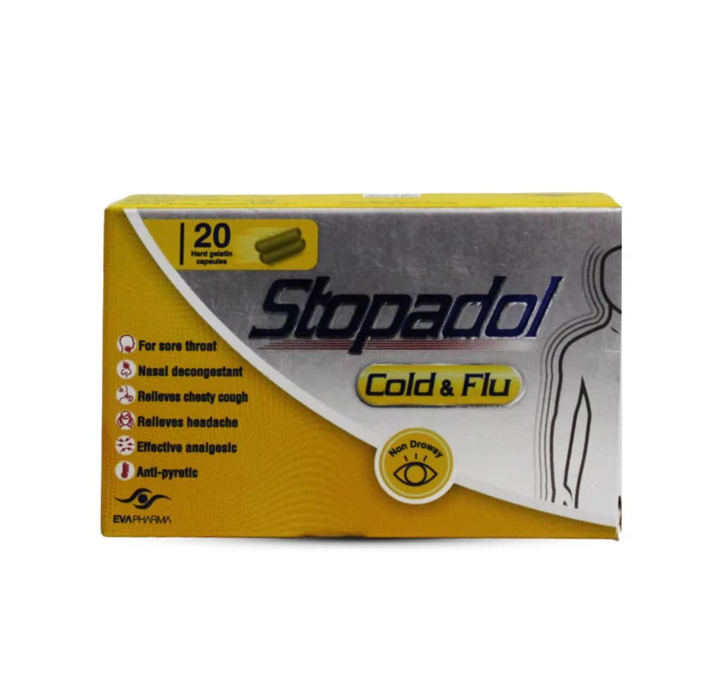 STOPADOL COLD&FLU 20/CAP