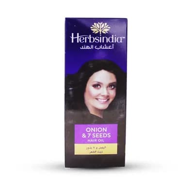 HERBSINDIA ONION & 7 SEEDS H/OIL 280ML