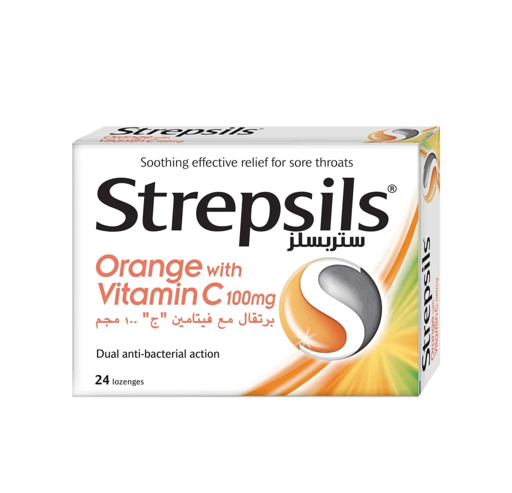 Strepsils (Vitamin-C) 24 Lozenges -Offer
