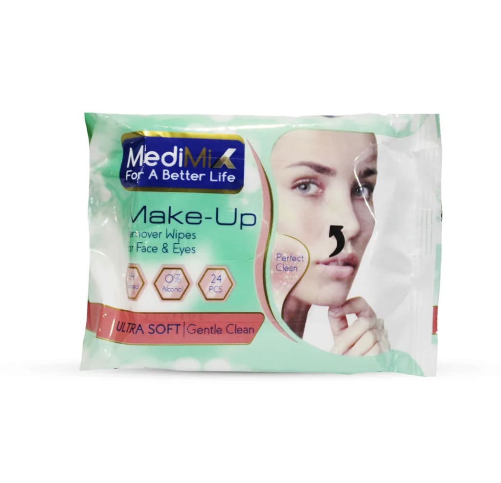 Medimix Make-Up Remover Wipes 24Pcs