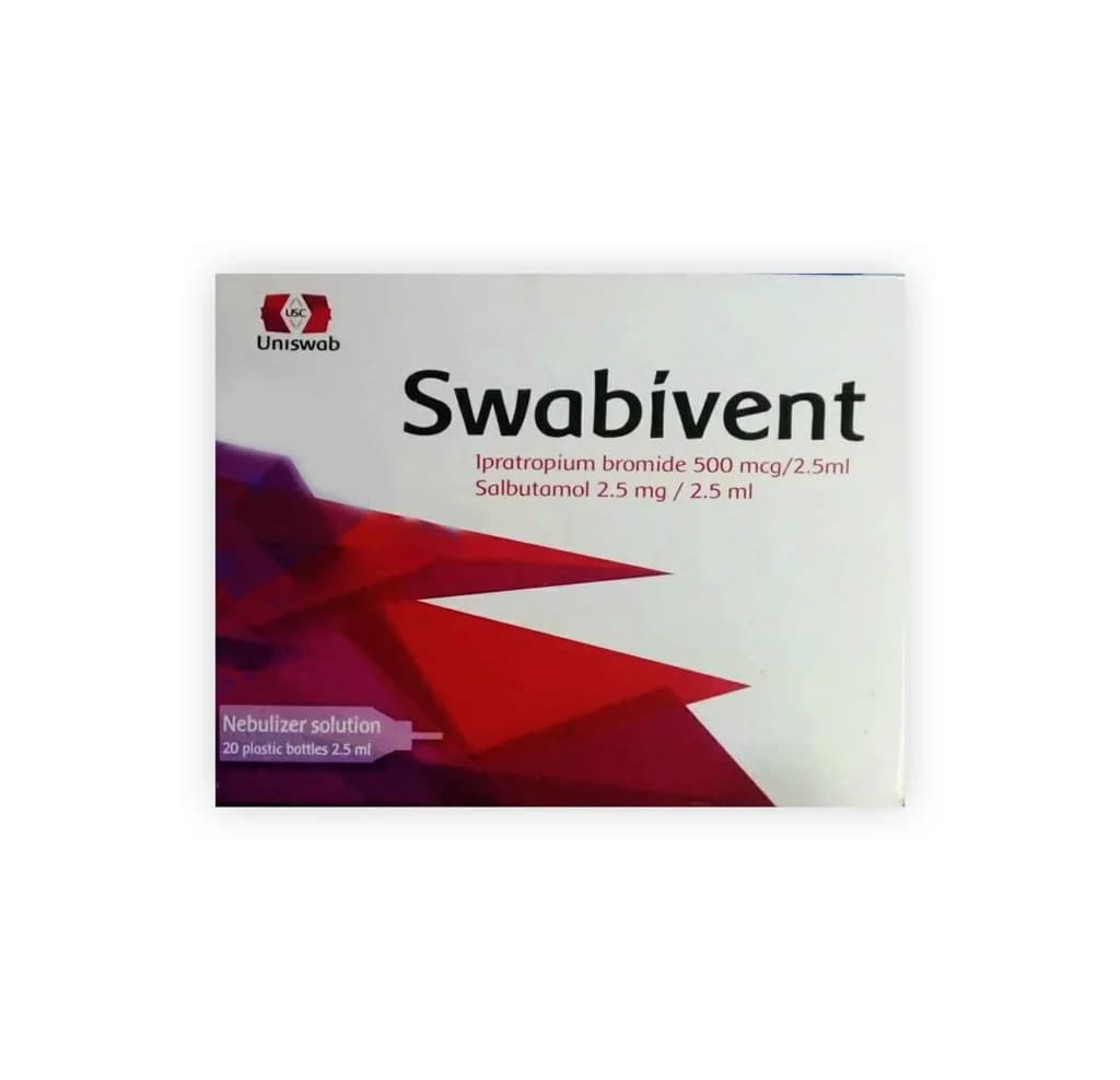 Swabivent 500Âµ/2.5Ml 20 Ampoules
