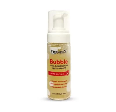 DERMINIX BUBBLE CLEANS&MAKEUP REMOV 150M
