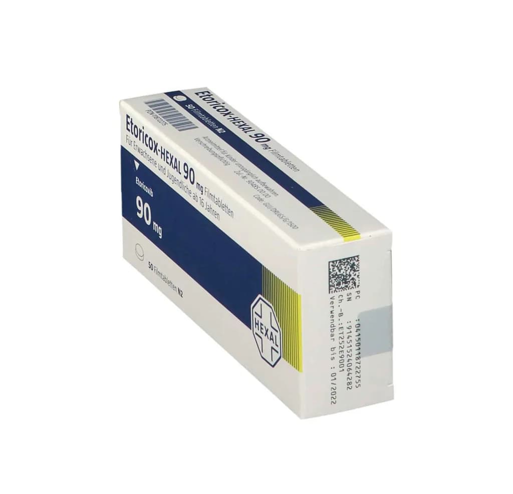 Etoricox Hexal 90Mg 30 Film Coated Tablets