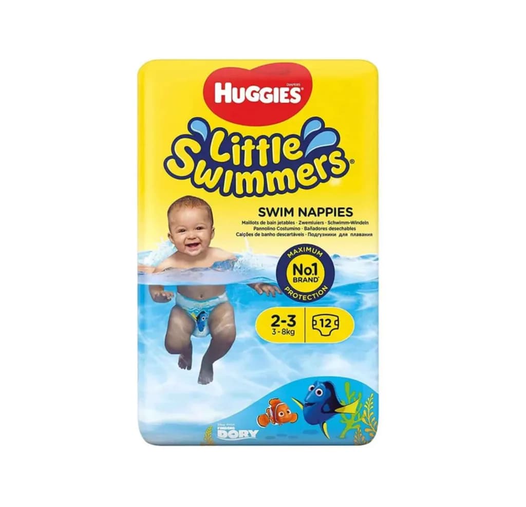 HUGGIES LITTLE SWIMMERS #2-3 (3-8KG) 12P