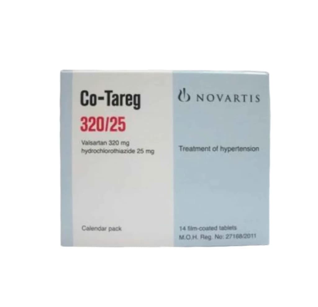 Co Tareg 320 25 14 Tablets
