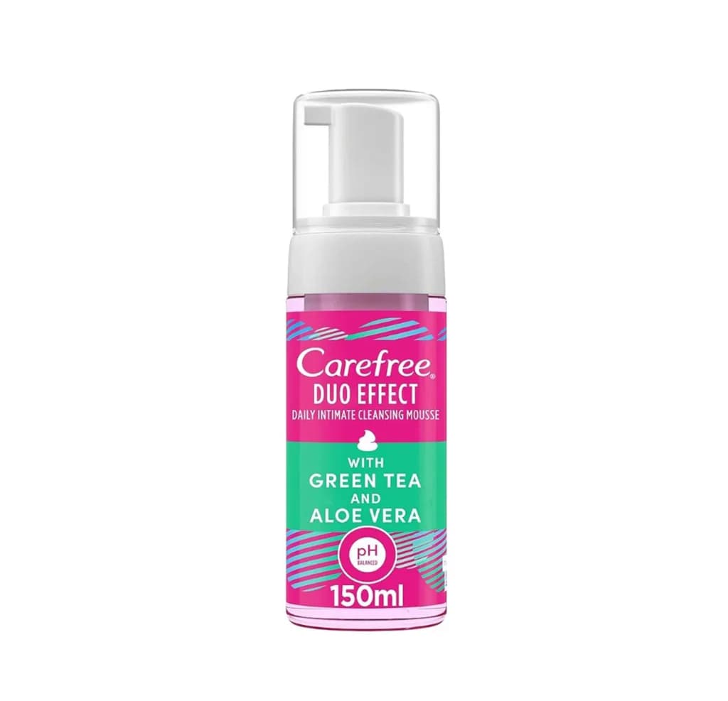 CAREFREE INTIMATE MOUSSE GREEN TEA 150ML