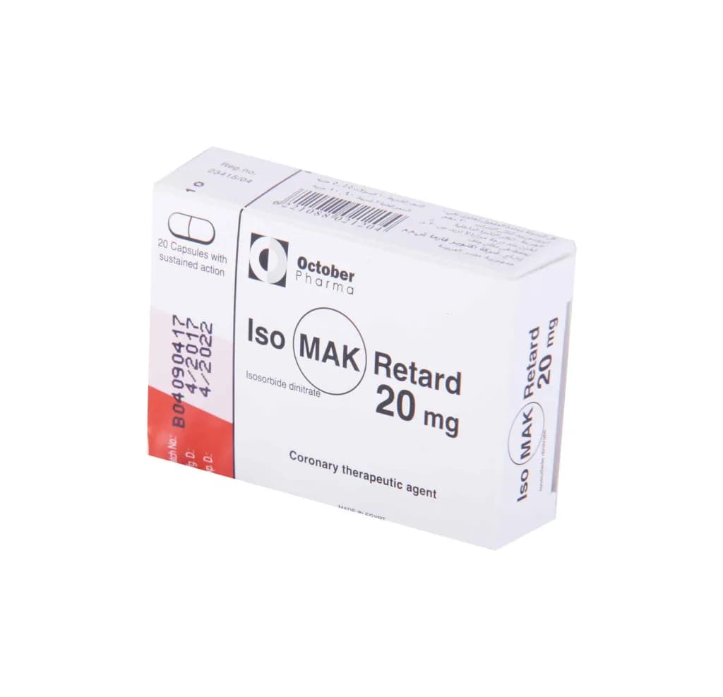 ISOMACK RETARD 20MG 20/CAP
