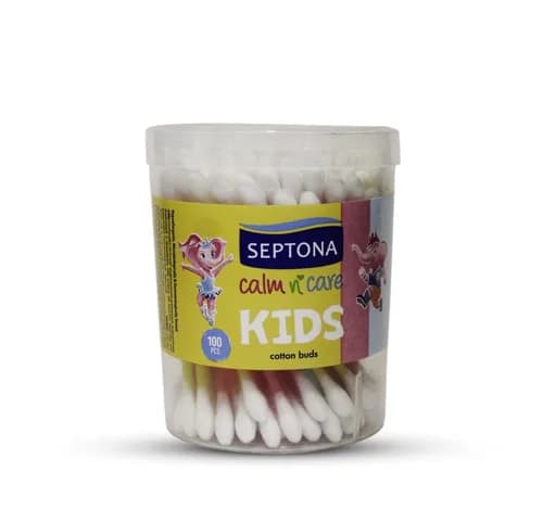 Septona 100 Cotton Buds Kids In Plastic Jar