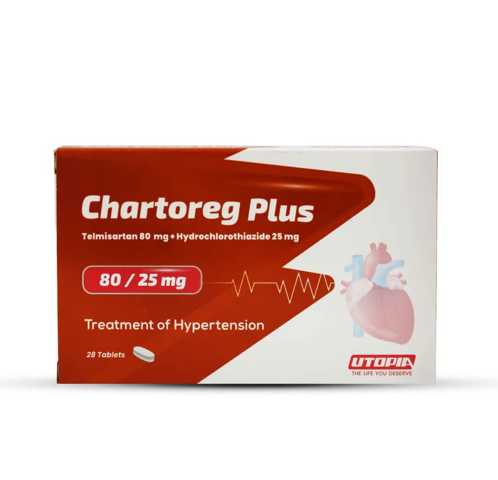 CHARTOREG PLUS 80/25MG 28/TAB