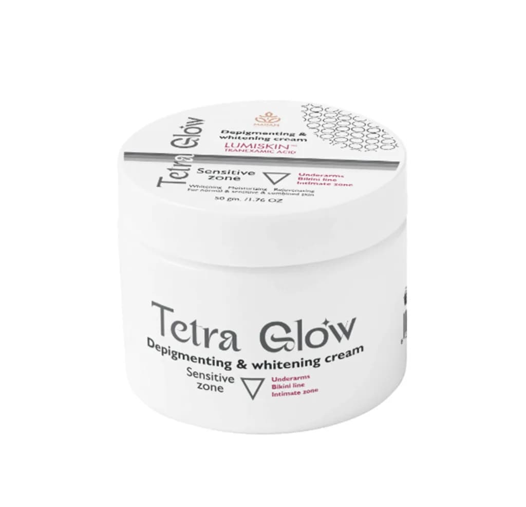 Tetra Glow Sensitive Zone Whitening Cream 50gm