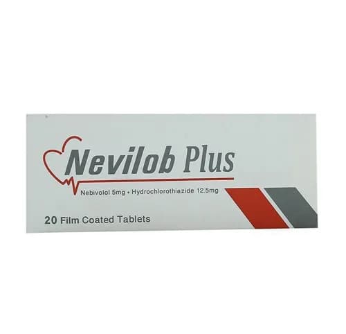 Nevilob Plus 5/12.5Mg 20 Tablets