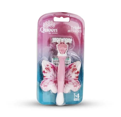 Queen Triple Blades Disposable Razor + 3 Blades - Q0331P