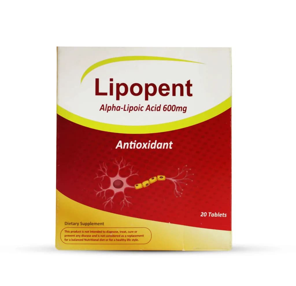 LIPOPENT 600MG 20/TAB