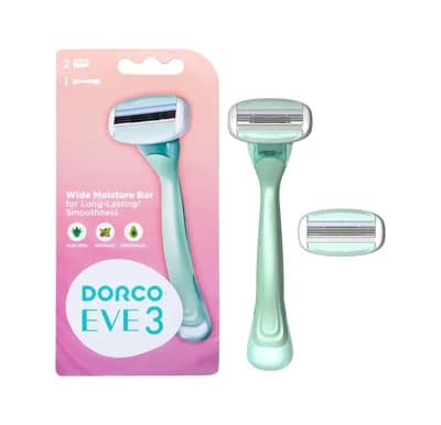 Dorco Eve-3 Razor + 2 Blades