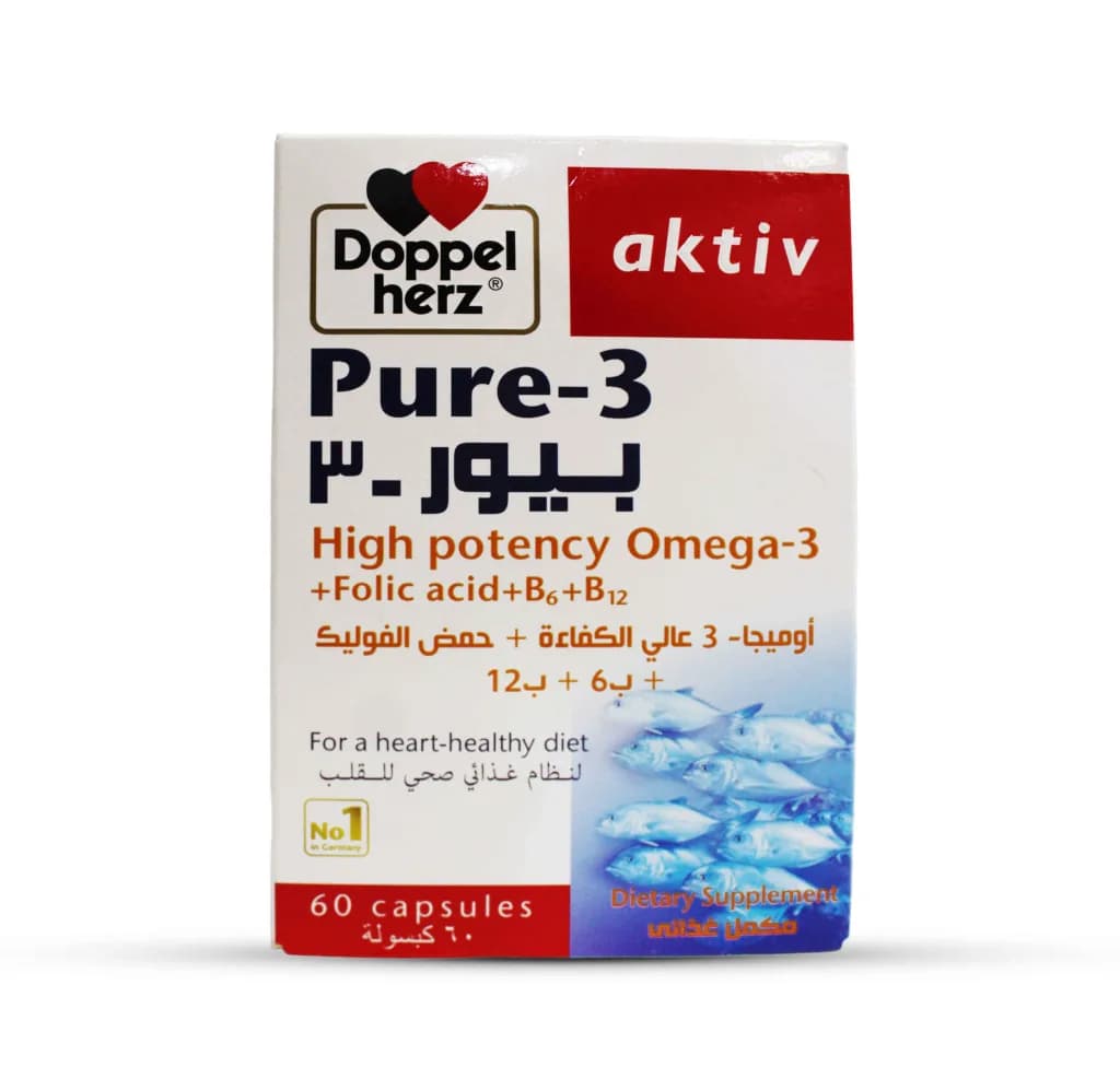 DOPPELHERZ PURE-3 60/CAP ?