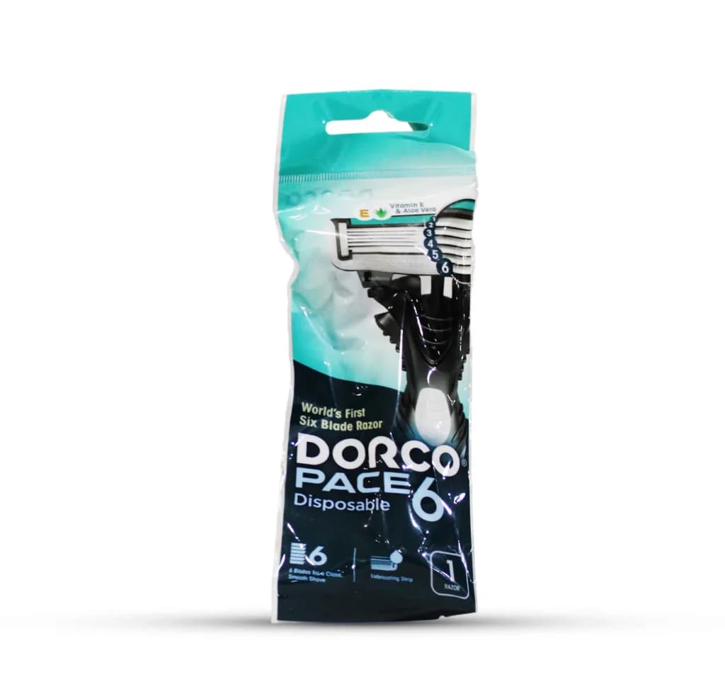 Dorco Pace-6 Disposable Razor 1Pcs