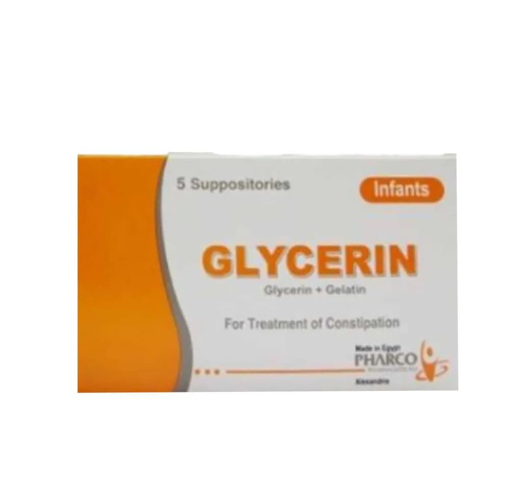 Glycerin Infant (Pharco) 5 Suppositories
