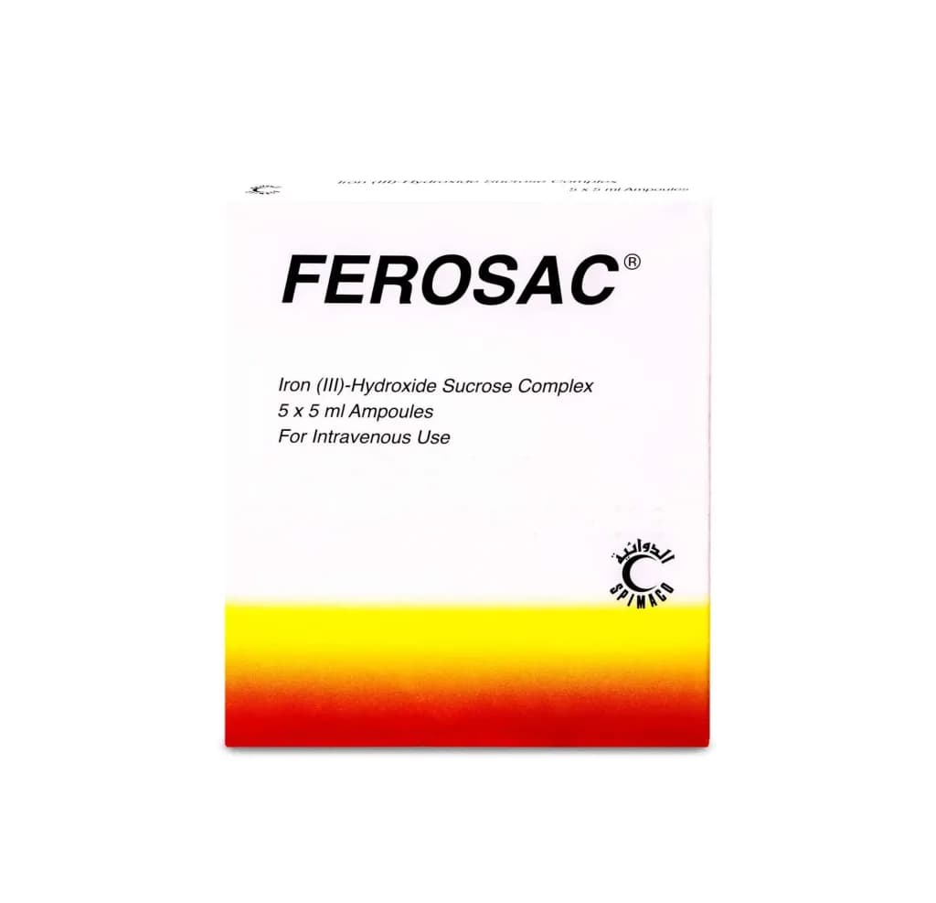 FEROSAC 100MG/5ML 5/AMP ?
