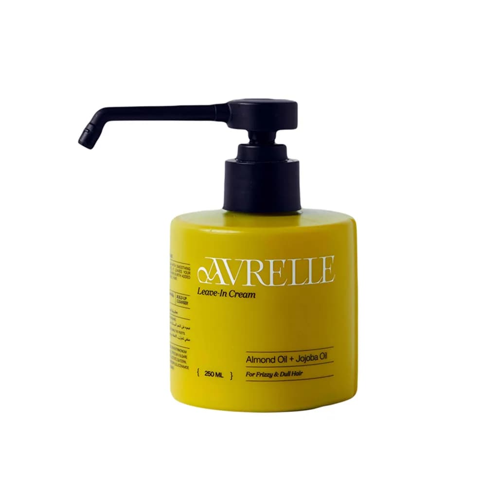 Avrelle Leave-In Hair Cream With Almond Oil & Jojoba Oil For Frizzy & Dull Hair 250Ml