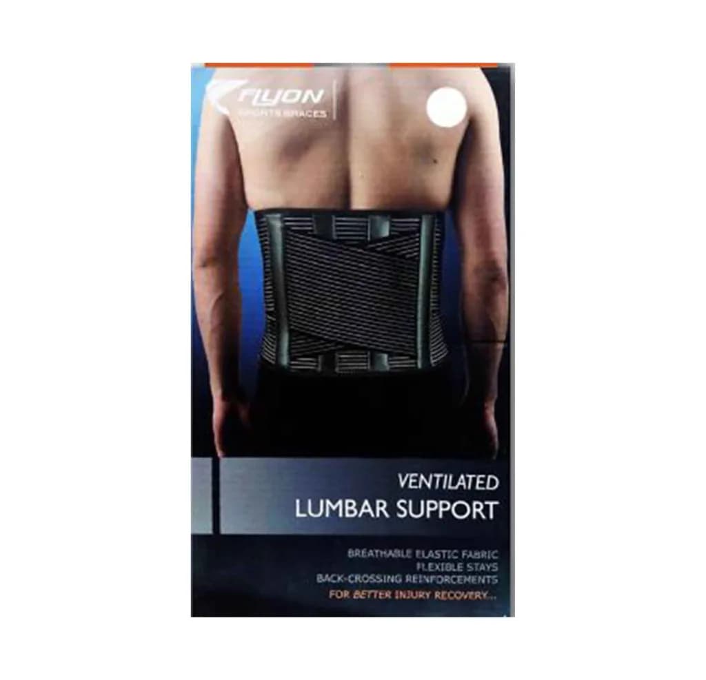 Flyon (F502) Elastic Back Support - L - Xl
