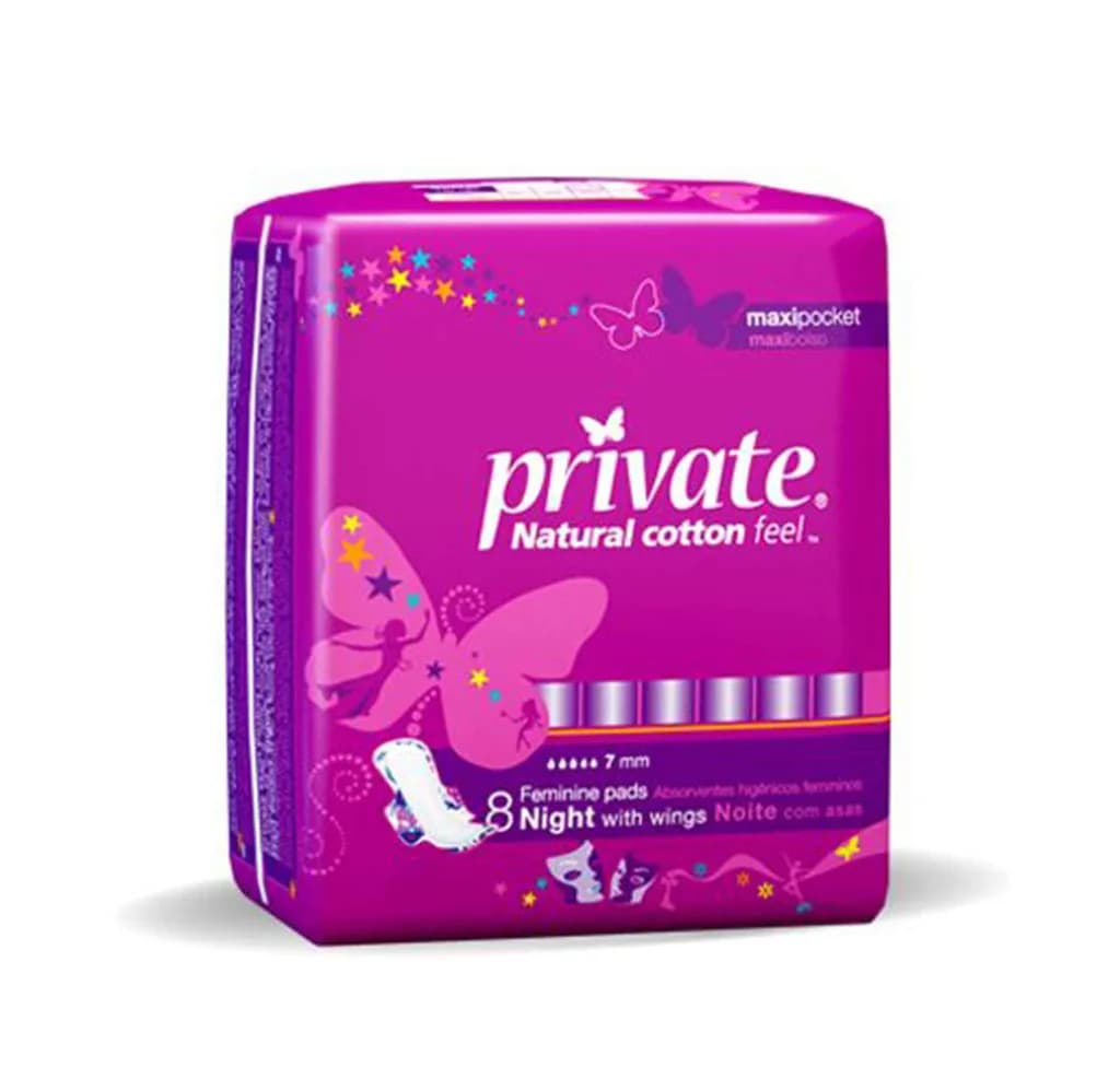 Private Maxi Pocket Night 8 Pads