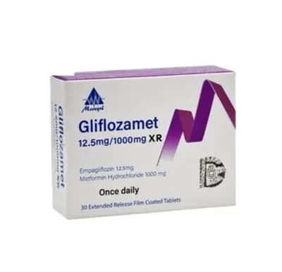 GLIFLOZAMET 12.5/1000MG XR 30/FC TAB