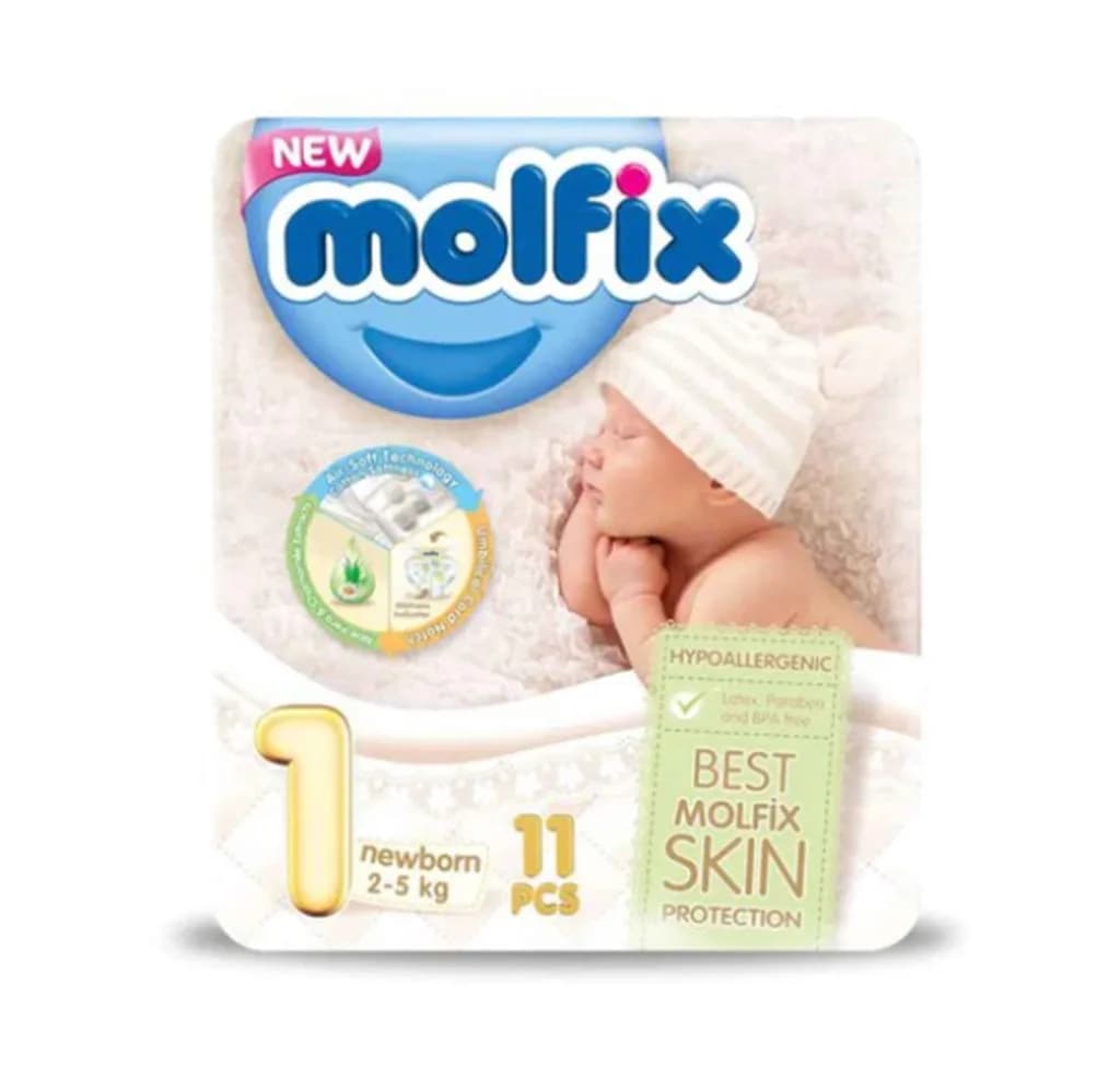 MOLFIX #1 NEW BORN (2-5KG) 11P
