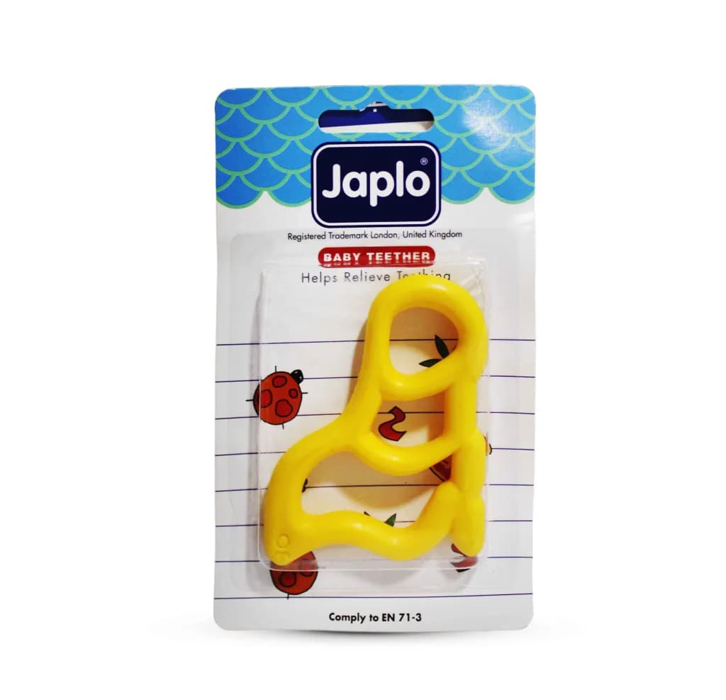 Japlo Teether-Seal (Yellow)