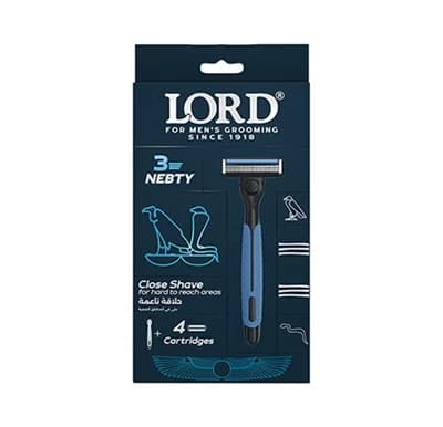 LORD 3B NEBTY RAZOR+4 CARTRIDGES LN.1085