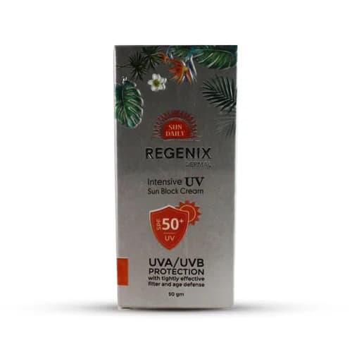 Regenix Sun Block Spf50+ Cream 50gm